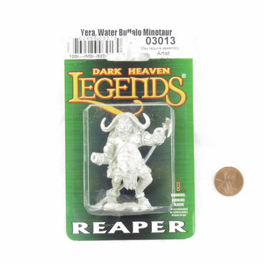 RPR03013 Yera Water Buffalo Minotaur Miniature Figure 25mm Heroic Scale Dark Heaven Legends Reaper Miniatures (ONLINE ORDER ONLY)