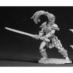 RPR03019 Lathula Female Barbarian Miniature Figure 25mm Heroic Scale Dark Heaven Legends Reaper Miniatures (ONLINE ORDER ONLY)