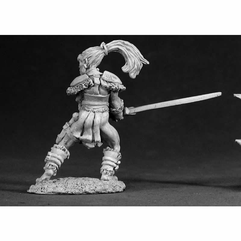 RPR03019 Lathula Female Barbarian Miniature Figure 25mm Heroic Scale Dark Heaven Legends Reaper Miniatures (ONLINE ORDER ONLY)