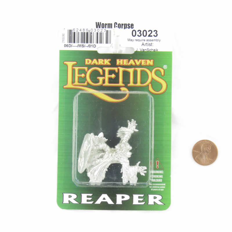 RPR03023 Worm Corpse Miniature Figure 25mm Heroic Scale Dark Heaven Legends Reaper Miniatures (ONLINE ORDER ONLY)