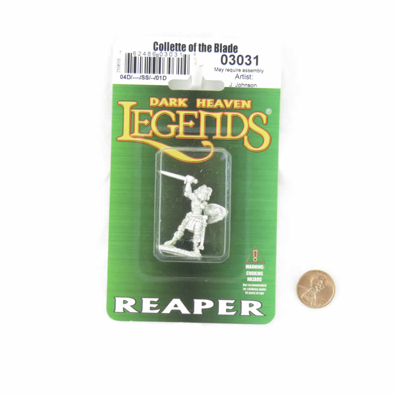 RPR03031 Collette of the Blade Miniature Figure 25mm Heroic Scale Dark Heaven Legends (ONLINE ORDER ONLY)