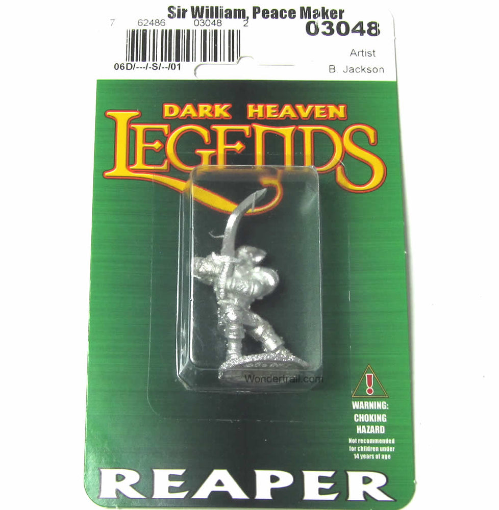 RPR03048 Sir William Peace Maker Miniature 25mm Heroic Scale (ONLINE ORDER ONLY)