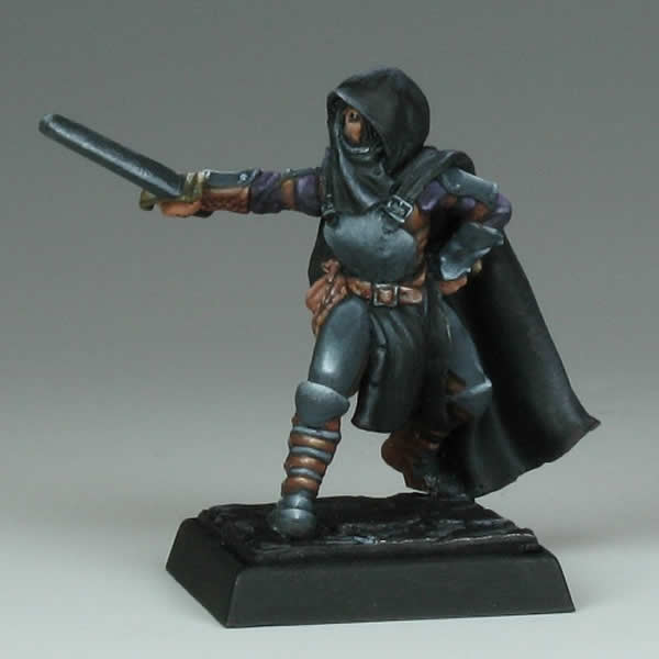 RPR03097 Blacksilk Male Thief Miniature 25mm Heroic Scale Dark Heaven (ONLINE ORDER ONLY)