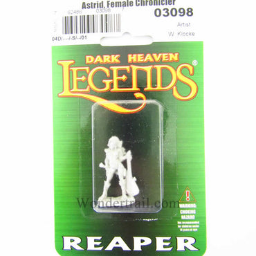 RPR03098 Astrid Female Chronicler Miniature 25mm Heroic Scale (ONLINE ORDER ONLY)