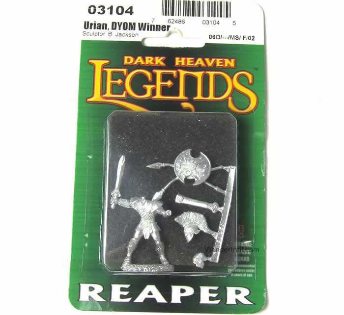 RPR03104 Urian Gladiator Miniature 25mm Heroic Scale Dark (ONLINE ORDER ONLY)