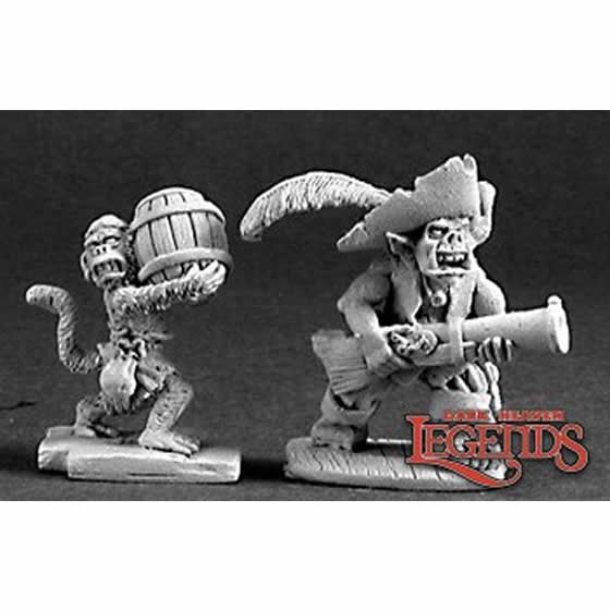 RPR03211 Goblin Pirate and Powder Monkey Miniature 25mm Heroic Scale Dark Heaven Legends (ONLINE ORDER ONLY)