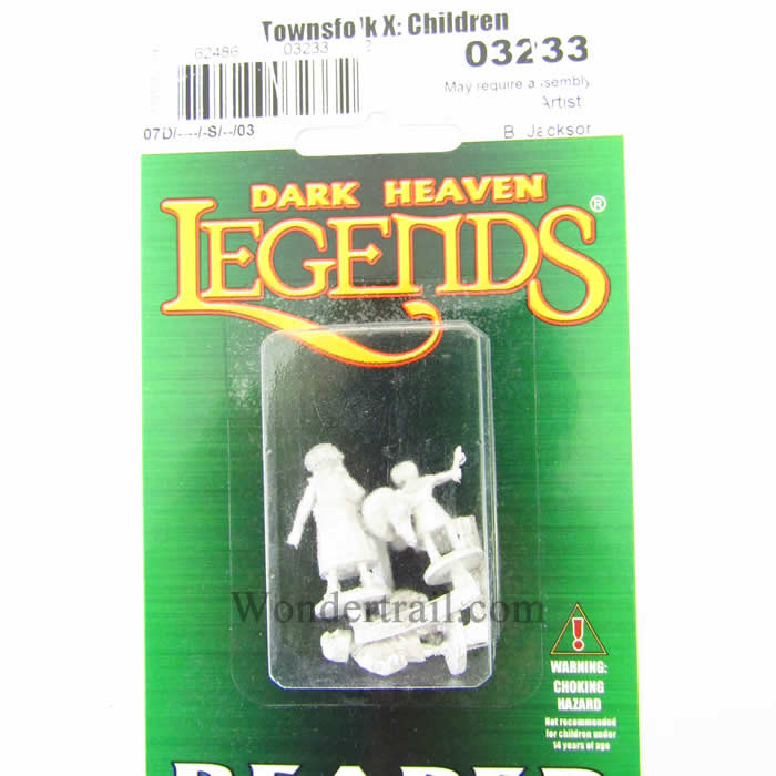 RPR03233 Townsfolk Children Miniature 25mm Heroic Scale Dark Heaven (ONLINE ORDER ONLY)