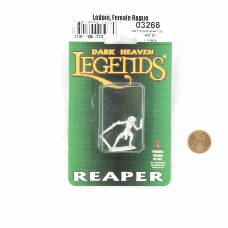 RPR03266 Lodoni Female Rogue Miniature 25mm Heroic Scale Dark Heaven Legends (ONLINE ORDER ONLY)