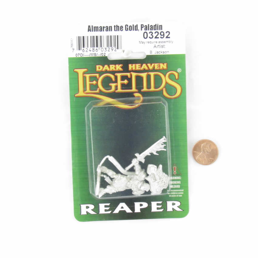 RPR03292 Almaran The Gold Paladin Miniature 25mm Heroic Scale Dark Heaven (ONLINE ORDER ONLY)