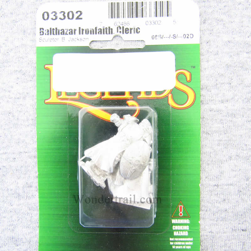 RPR03302 Balthazar Ironfaith Cleric Miniature 25mm Heroic Scale (ONLINE ORDER ONLY)