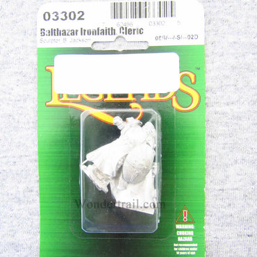 RPR03302 Balthazar Ironfaith Cleric Miniature 25mm Heroic Scale (ONLINE ORDER ONLY)