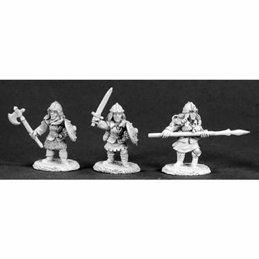 RPR03306 Female Dwarves Fighters Miniature 25mm Heroic Scale (ONLINE ORDER ONLY)