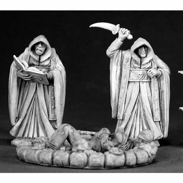 RPR03312 Townsfolk Cultists and Victim Miniature 25mm Heroic Scale (ONLINE ORDER ONLY)