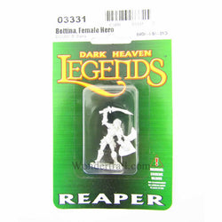 RPR03331 Bettina Female Hero Miniature 25mm Heroic Scale Dark Heaven (ONLINE ORDER ONLY)