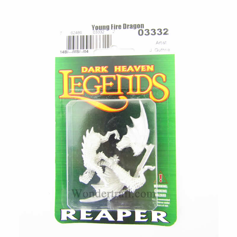 RPR03332 Young Fire Dragon Miniature 25mm Heroic Scale Dark Heaven Legends Reaper Miniatures (ONLINE ORDER ONLY)