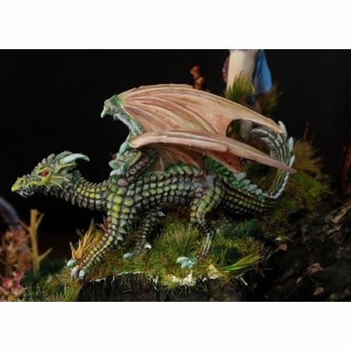 RPR03332 Young Fire Dragon Miniature 25mm Heroic Scale Dark Heaven Legends Reaper Miniatures (ONLINE ORDER ONLY)