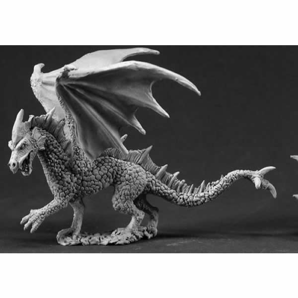 RPR03338 Young Ice Dragon Miniature 25mm Heroic Scale Dark Heaven (ONLINE ORDER ONLY)