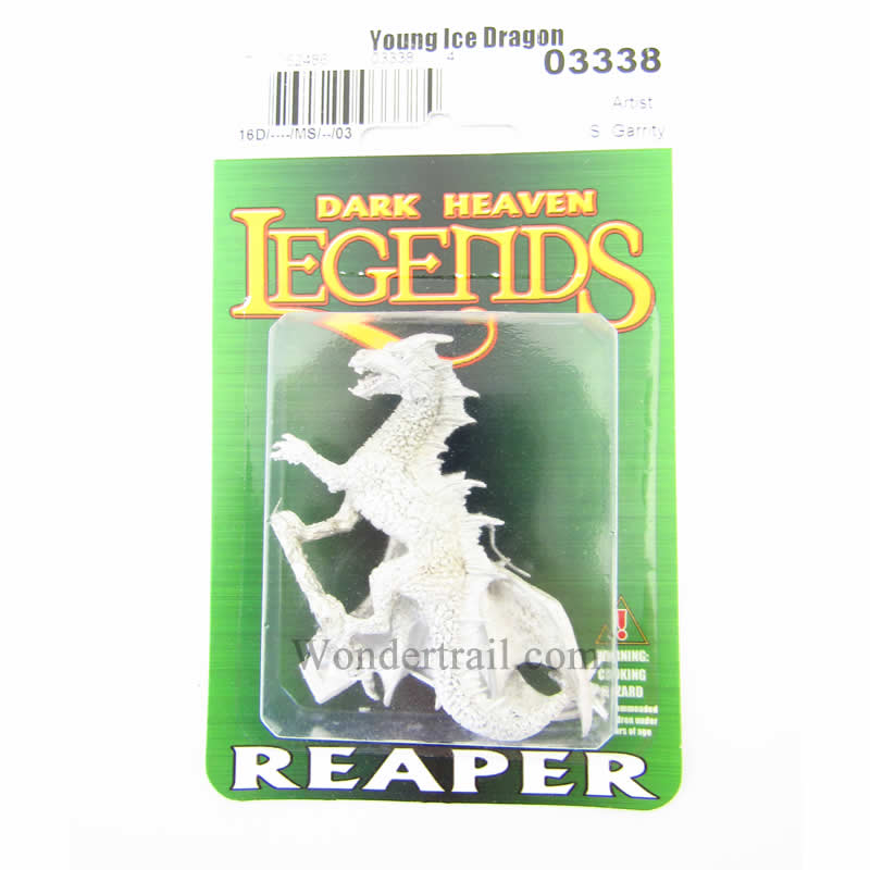 RPR03338 Young Ice Dragon Miniature 25mm Heroic Scale Dark Heaven (ONLINE ORDER ONLY)