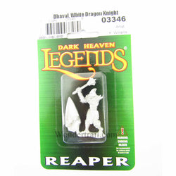 RPR03346 Dhaval Icefist White Dragon Knight Miniature 25mm Heroic Scale (ONLINE ORDER ONLY)