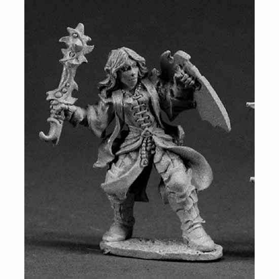RPR03347 Larodin Dark Elf Cleric Miniature 25mm Heroic Scale (ONLINE ORDER ONLY)