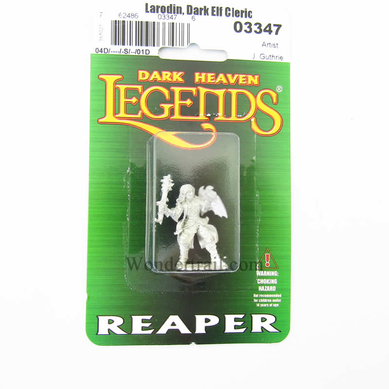 RPR03347 Larodin Dark Elf Cleric Miniature 25mm Heroic Scale (ONLINE ORDER ONLY)