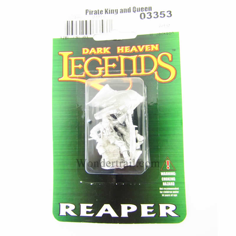 RPR03353 Pirate King and Queen Miniature 25mm Heroic Scale (ONLINE ORDER ONLY)
