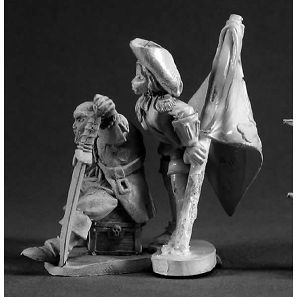RPR03353 Pirate King and Queen Miniature 25mm Heroic Scale (ONLINE ORDER ONLY)