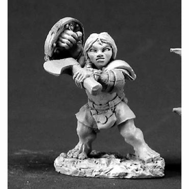 RPR03363 Dannin Deepaxe Female Dwarf Miniature 25mm Heroic Scale (ONLINE ORDER ONLY)