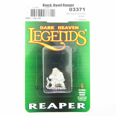 RPR03371 Brock Battlebow Dwarf Ranger Miniature 25mm Heroic Scale Dark Heaven Legends Reaper Miniatures (ONLINE ORDER ONLY)