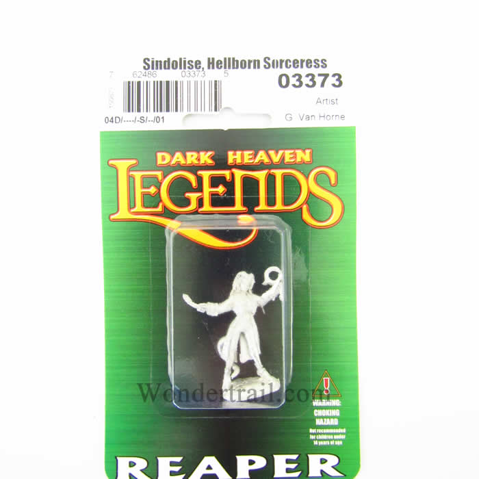 RPR03373 Sindolise Hellborn Sorceress Miniature 25mm Heroic Scale (ONLINE ORDER ONLY)
