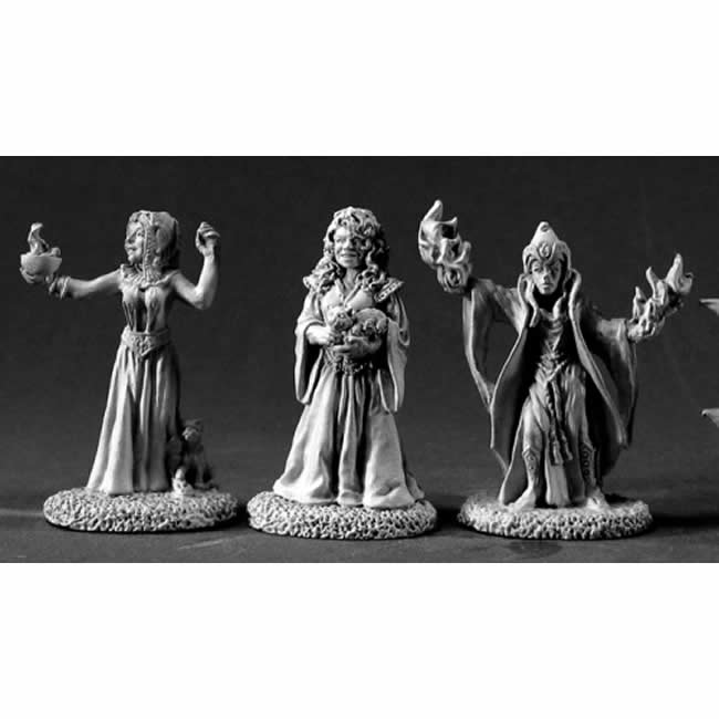 RPR03375 Classics Female Wizards Miniature 25mm Heroic Scale (ONLINE ORDER ONLY)