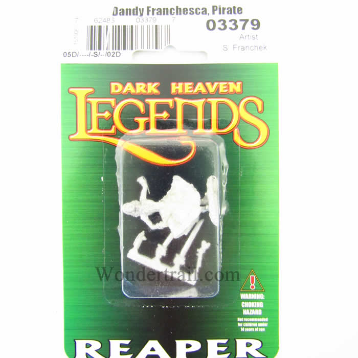 RPR03379 Dandy Franchesca Female Pirate Miniature 25mm Heroic Scale Dark Heaven Legends Reaper Miniatures (ONLINE ORDER ONLY)