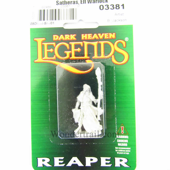 RPR03381 Satheras Elf Warlock Miniature 25mm Heroic Scale Dark Heaven (ONLINE ORDER ONLY)