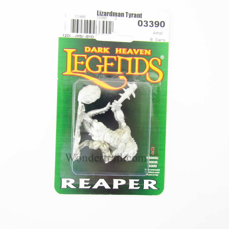 RPR03390 Lizardman Tyrant Miniature 25mm Heroic Scale Dark Heaven (ONLINE ORDER ONLY)