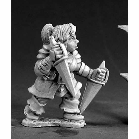 RPR03399 Lydia Copperthumb Female Dwarf Miniature 25mm Heroic Scale (ONLINE ORDER ONLY)