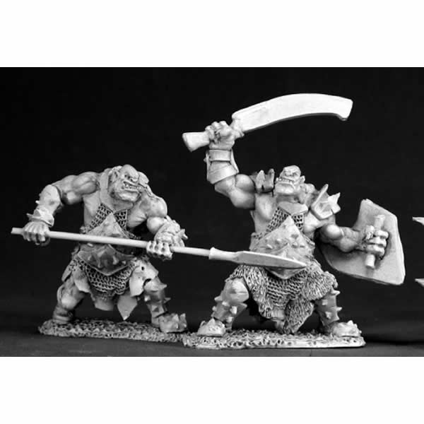 RPR03400 Orc Spearman and Swordsman Miniature 25mm Heroic Scale (ONLINE ORDER ONLY)