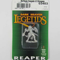 RPR03403 Nakaat Female Half-dragon Paladin Miniature 25mm Scale (ONLINE ORDER ONLY)