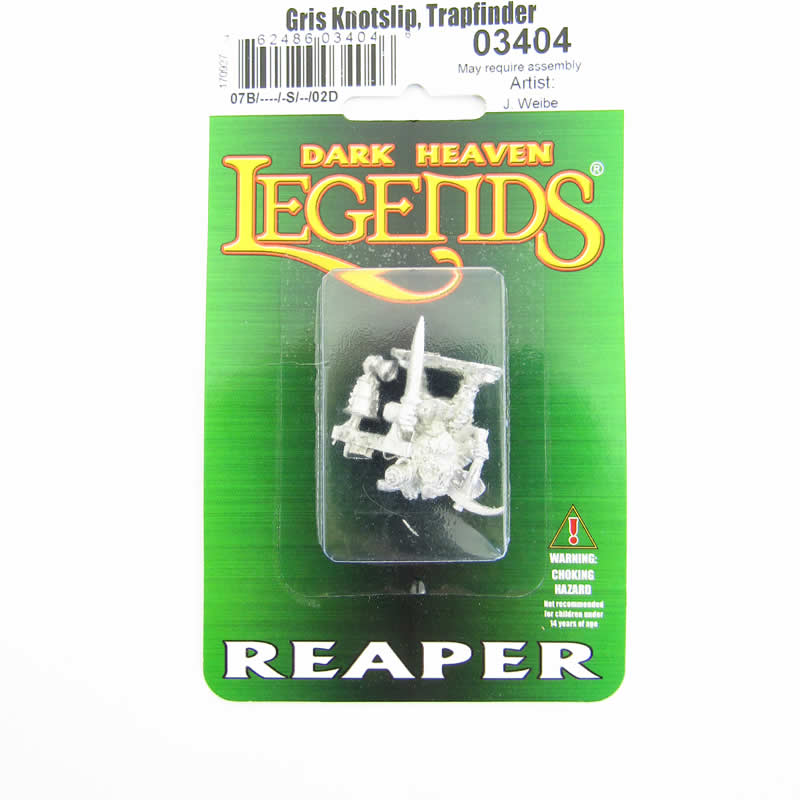 RPR03404 Gris Knotslip Dwarf Trapfinder Miniature 25mm Heroic Scale (ONLINE ORDER ONLY)