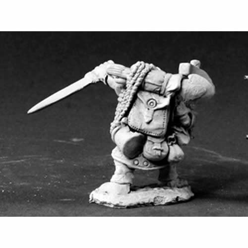 RPR03404 Gris Knotslip Dwarf Trapfinder Miniature 25mm Heroic Scale (ONLINE ORDER ONLY)