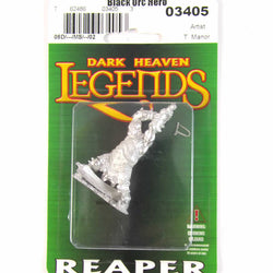 RPR03405 Black Orc Hero Miniature 25mm Heroic Scale Dark Heaven (ONLINE ORDER ONLY)