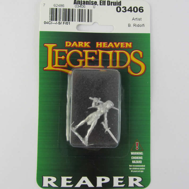 RPR03406 Anjanise Elf Druid Miniature 25mm Heroic Scale Dark Heaven (ONLINE ORDER ONLY)