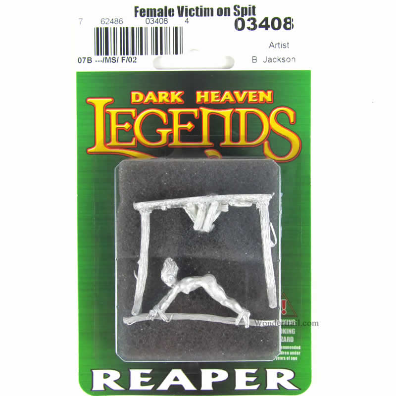 RPR03408 Victim On Spit Miniature 25mm Heroic Scale Dark Heaven (ONLINE ORDER ONLY)