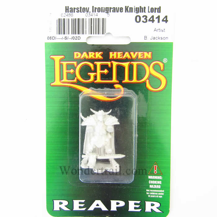 RPR03414 Harstov Irongrave Knight Lord Miniature 25mm Heroic Scale (ONLINE ORDER ONLY)