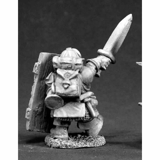 RPR03417 Cobb Blackbadger Dwarf Miner Miniature 25mm Heroic Scale (ONLINE ORDER ONLY)