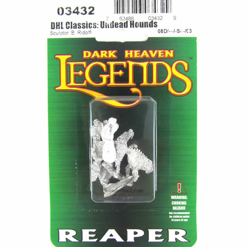 RPR03432 Undead Hounds Miniature 25mm Heroic Scale Dark Heaven (ONLINE ORDER ONLY)