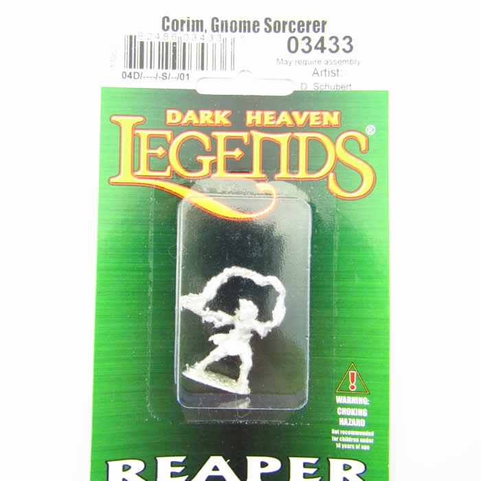 RPR03433 Corim the Kestrel Gnome Sorcerer Miniature 25mm Heroic Scale (ONLINE ORDER ONLY)