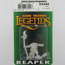 RPR03442 Gulark Reptus Dragonman Warrior Miniature 25mm Heroic Scale (ONLINE ORDER ONLY)