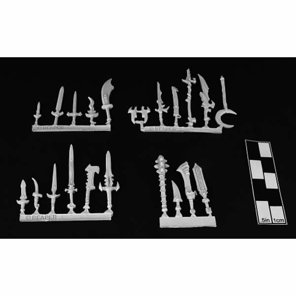 RPR03447 Weapon Pack 7 Miniature 25mm Heroic Scale Dark Heaven (ONLINE ORDER ONLY)