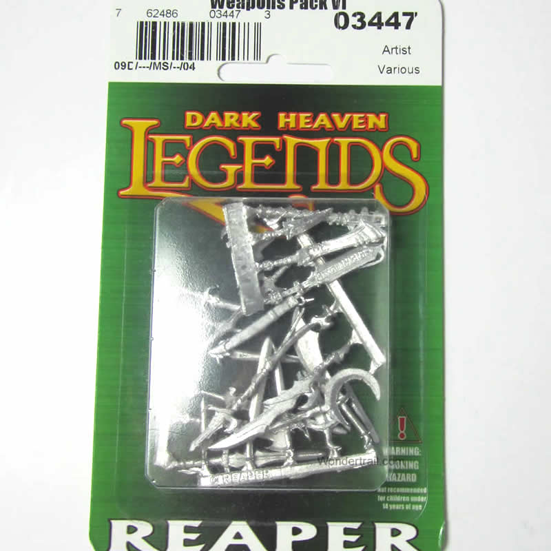 RPR03447 Weapon Pack 7 Miniature 25mm Heroic Scale Dark Heaven (ONLINE ORDER ONLY)