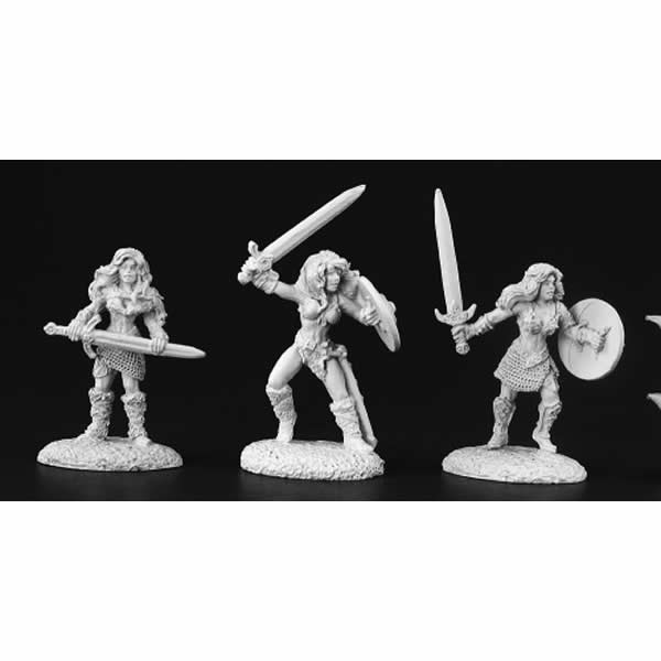 RPR03448 Female Barbarians Miniature 25mm Heroic Scale Dark Heaven (ONLINE ORDER ONLY)